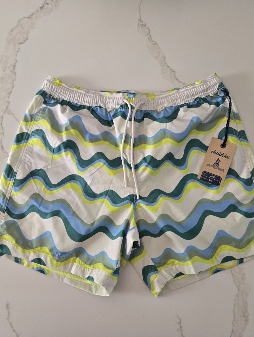 NWT Chubbies The Side Swipes 6" (Freestyle Short)
